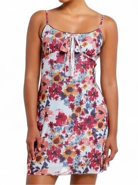 Floral Allover Print Slip Dress Size L